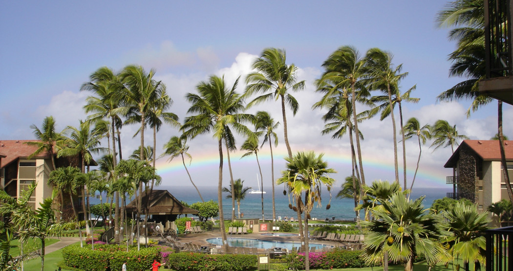 Beautiful view from unit at Papkea on Maui
